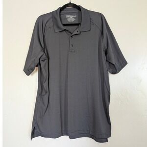 5.11 Tactical Series Polo Shirt XL‎ Charcoal Gray Moisture Wicking